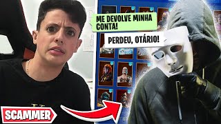 TENTOU ROUBAR A MINHA CONTA DO FORTNITE E FOI TROLLADO Trollando Scammers [upl. by Ariel]