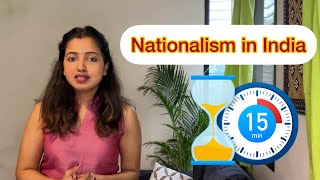 NATIONALISM IN INDIA IN JUST 15 MINUTES  REVISION  Class 10 History  Shubham Pathak class10sst [upl. by Gerc801]