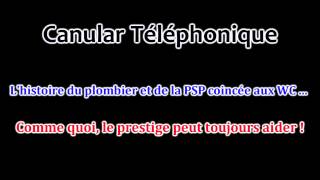 Canular Téléphonique 19  Le plombier et la PSP dans la cuvette  Le monde est petit [upl. by Solenne]