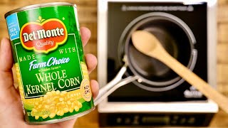 How To Cook Canned Corn [upl. by Akinohs]