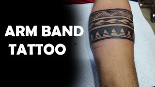 Arm Band Tattoo  how to make arm band [upl. by Ferrigno]