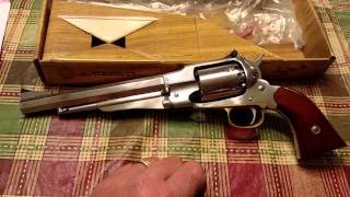 1858 Remington 44 Cal Revolver New Army A Uberti Part 1 Overview [upl. by Batista]