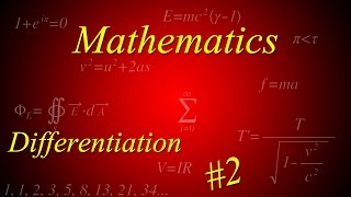 Differentiation 2 Second Third and Fourth Derivatives [upl. by Corine368]