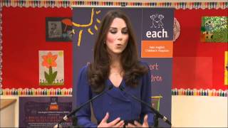 Kate makes first speech as Duchess of Cambridge [upl. by Oconnor]