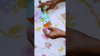 Easy Baby Shark Craft Art  DIY Kids Craft Ideas shorts craftideas [upl. by Wil]