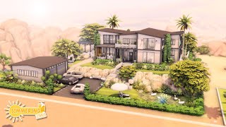 Large Modern Home🌵 Pack Restricted  simmeringsummersavefile  The Sims 4 Speed Build  No CC [upl. by Dymoke]