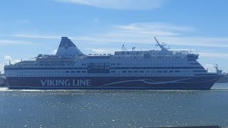 Viking line MS Viking Cinderella leaving Tallinn [upl. by Luedtke]