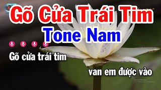 Karaoke Gõ Cửa Trái Tim Tone Nam  Dm  Nhạc Sống 2024  Karaoke Tuấn Cò [upl. by Brendan642]