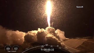 SpaceX launches Falcon 9 rocket out of Vandenberg SFB [upl. by Towroy612]