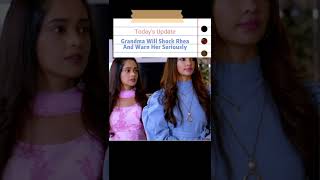 Grandma Shocks Rhea Warns Her To Stay Away From RanbirTwist of Fate Zeeworld Series [upl. by Nnahaid]