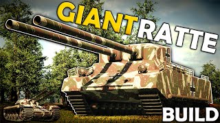 I Built A GIANT RATTE TANK With BATTLESHIP GUNS In Sprocket Tank Design [upl. by Yenittirb567]