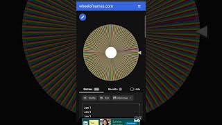 spinning wheel of dates part 1 [upl. by Ajiat]