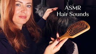 Watch Me Make Hair Sounds 🌟 No Talking ASMR 🌟 Washing Brushing Oils Combing Slow Long [upl. by Lanoil]