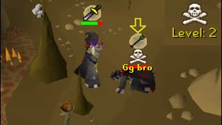 I tricked pkers by waiting in level 2 wilderness [upl. by Erfert]