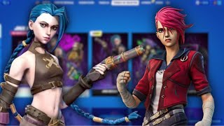 OFFICIAL DATE JINX ARCANE AND ARCANE VI IN FORTNITE WHEN WILL ARCANE SKINS COME OUT ITEM SHOP [upl. by Greenebaum372]