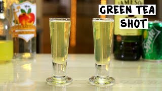 Green Tea Shot  Tipsy Bartender [upl. by Yelyk]