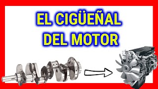 Funcionamiento del CIGÜEÑAL y sus Partes  Eje Cigüeñal del Motor [upl. by Ainuj]