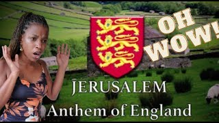 JERUSALEM  Unofficial Anthem Of England  First Time Reaction [upl. by Enoyrt]