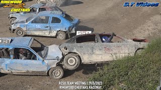 RC50 TEAM MEETING Banger Racing Teams  Ringwood Cheetahs Raceway  2952023 [upl. by Ajak]