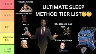 Ultimate Sleep Method Tier List [upl. by Arinaid]