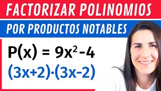 Factorización de Polinomios usando Productos Notables [upl. by Nosittam442]