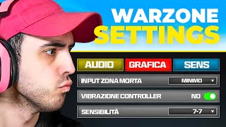 VI SVELO I MIEI SETTINGS di WARZONE🤫 [upl. by Anilys868]