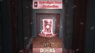 DOORS  Spiral light of Door Protection  Crucifix Use ROBLOX doors roblox [upl. by Ateloj]