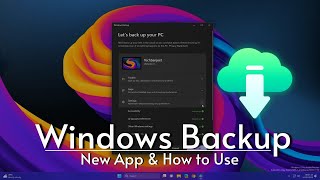 Backup your Windows 11 USING Windows Backup APP 2023 [upl. by Anotyal]