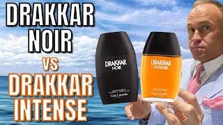 DRAKKAR INTENSE REVIEW  VERSUS DRAKKAR NOIR  FRAGRANCE REVIEW [upl. by Haletta]