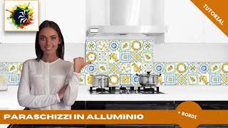 Paraschizzi in alluminio per cucina [upl. by Aneekan547]