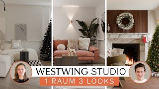 Wohnzimmer gemütlich einrichten  Trends amp Inspiration für Eure Weihnachtsdeko  Westwing Studio [upl. by Arag]