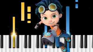 Rusty Rivets  Theme Song  Piano Tutorial  Piano Cover [upl. by Gulick]