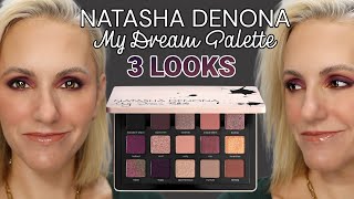 MY DREAM PALETTE Natasha Denona  REVIEW  3 LOOKS [upl. by Hpeosj]