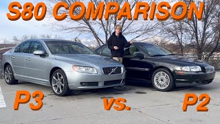 2001 Volvo S80 T6 vs 2009 Volvo S80 T6 Comparing Both S80 Generations [upl. by Knick]