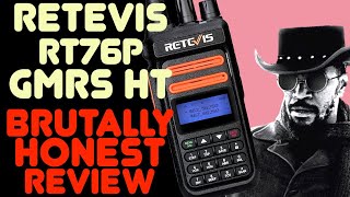 Retevis RT76P GMRS HT Walkie Talkie  Review Power Test amp Overview Of the RT76P Radio [upl. by Kreiner]