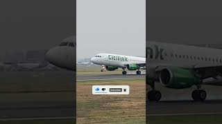 Citylink QG663Airbus A320214 akan Landing DPS DenpasarCGK Jakartacitylink [upl. by Laumas]