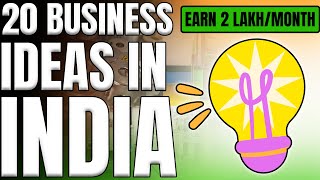 20 Business Ideas in India to Start a New Business [upl. by Lalla]