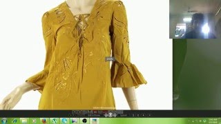 How To Make Plain Sleeves With Flounce Flounceat [upl. by Yesiad65]