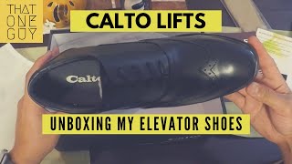 Going up Unboxing and a quick review of Calto lift shoes [upl. by Ezra]