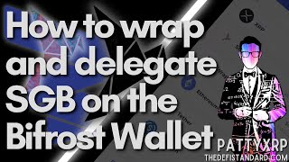 How to Wrap amp Delegate Songbird SGB Tokens via the Bifrost Wallet  FTSO Picks  Patty XRP [upl. by Allison]