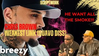 THIS AINT A BATTLE THIS BEEF  Chris Brown  Weakest Link Quavo Diss [upl. by Savory]