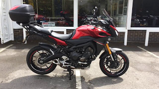 Yamaha MT09 Tracer Abs Red [upl. by Ezzo883]