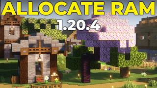 How To Allocate More RAM to Minecraft 1204 [upl. by Adnak]