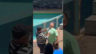 a little fix 🤪😂 Tom mime SeaWorld seaworldmime tomsworld seaworldorlando funny seaworld [upl. by Lexie]