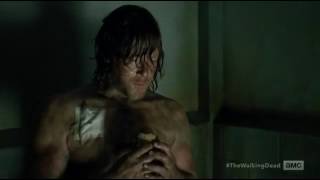 daryl in the cell 7x03 clip the walking dead [upl. by Octavius]