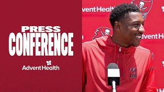 Bryce Hall on Bond with Jordan Whitehead  Press Conference  Tampa Bay Buccaneers [upl. by Inihor583]