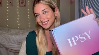 ASMR April Ipsy Unboxing 💋 Tapping Scratching Whispered Rambling [upl. by Nairbo224]