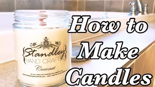 How to make scented candles  Candle making basics 101 [upl. by Anemolihp]