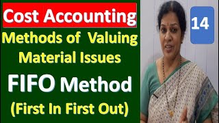 14 Methods of Valuing Material Issues  quotFIFO MethodFirst In First Outquot [upl. by Alger]