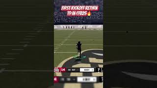 My First Kickoff Return TD in College Football 25🔥 Shorts CollegeFootball25 CollegeFootball [upl. by Dasha518]